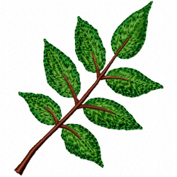 Leaves Embroidery Design 3